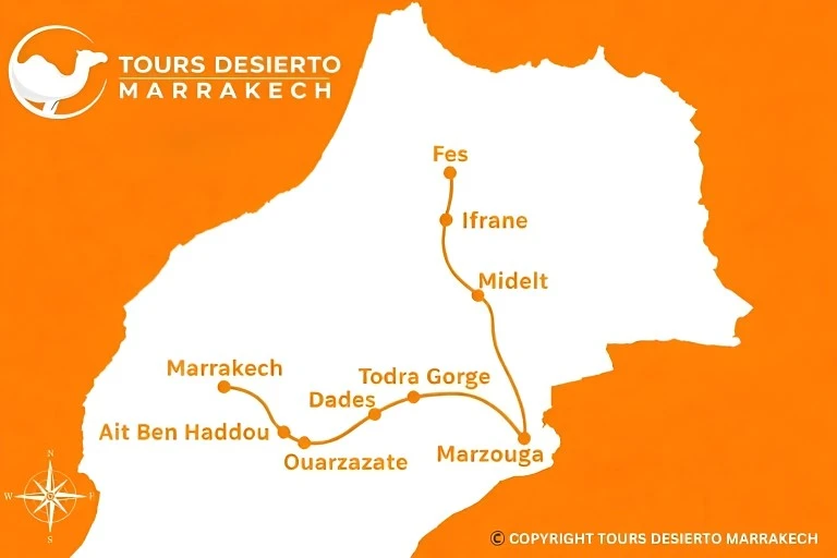 5 días de Marrakech a Fez 5 días de Marrakech a Fez
